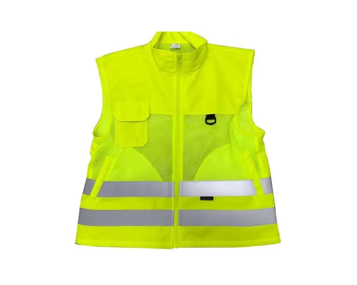 Gilet fluorescent avec bandes 3M